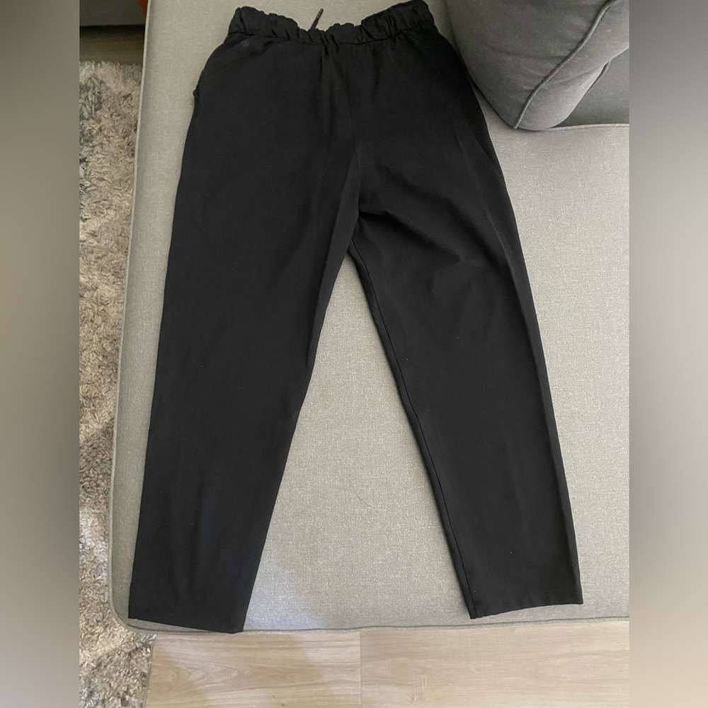 High rise black pant
